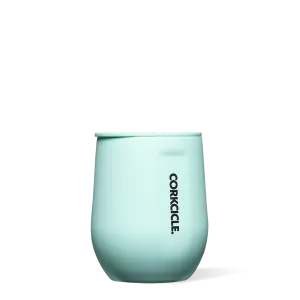 12oz Stemless in Neon Lights Sun-Soaked Teal Corkcicle