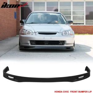 1996-1998 Honda Civic EK Car Front Bumper Lip Spoiler PU