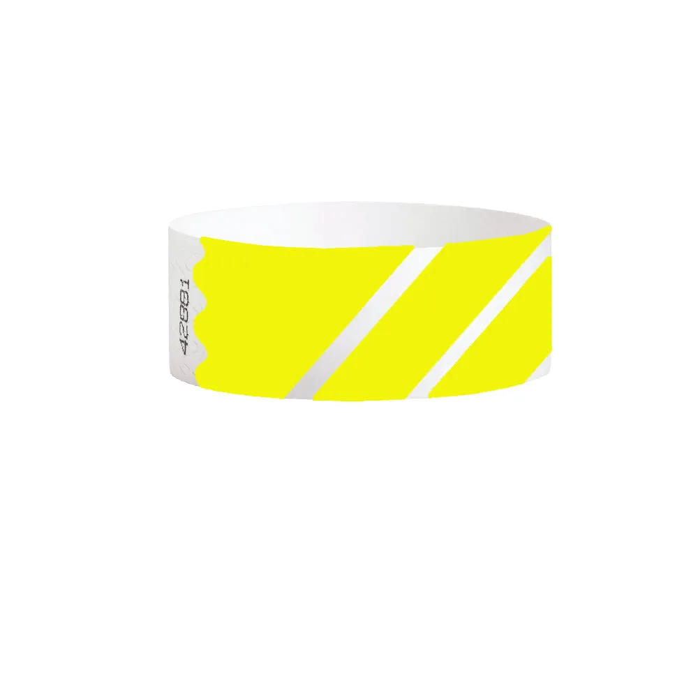 1" Progressive Stripe Tyvek Wristband