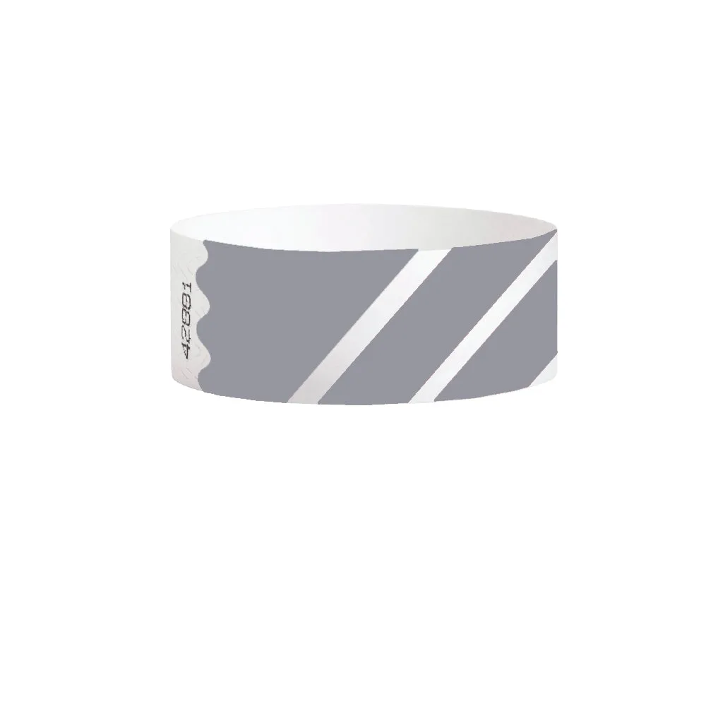 1" Progressive Stripe Tyvek Wristband