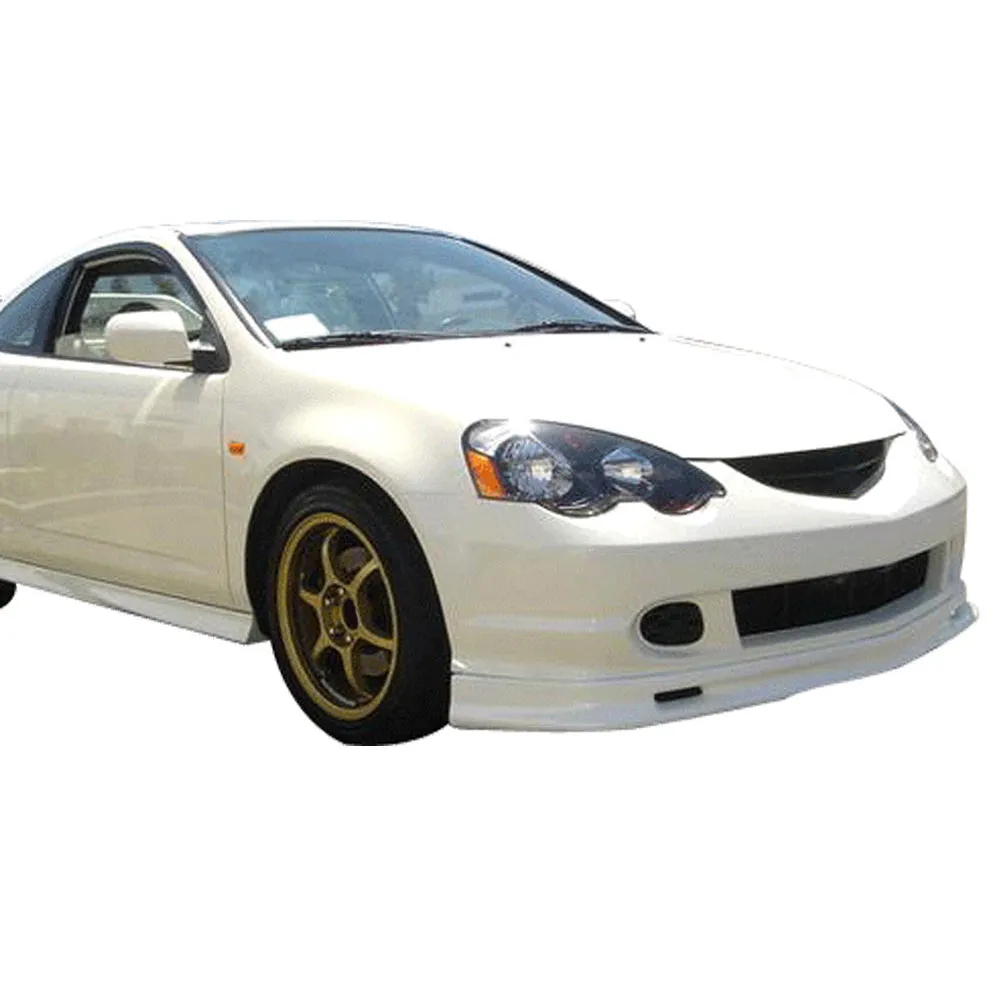 2002-2004 Acura RSX DC5 SP Style Unpainted Black Front Bumper Lip PU