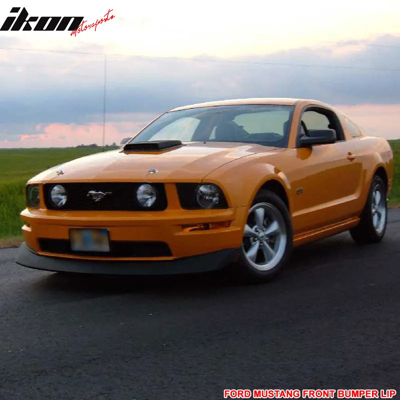 2005-2009 Ford Mustang V8 CV Style Front Bumper Lip Spoiler PU