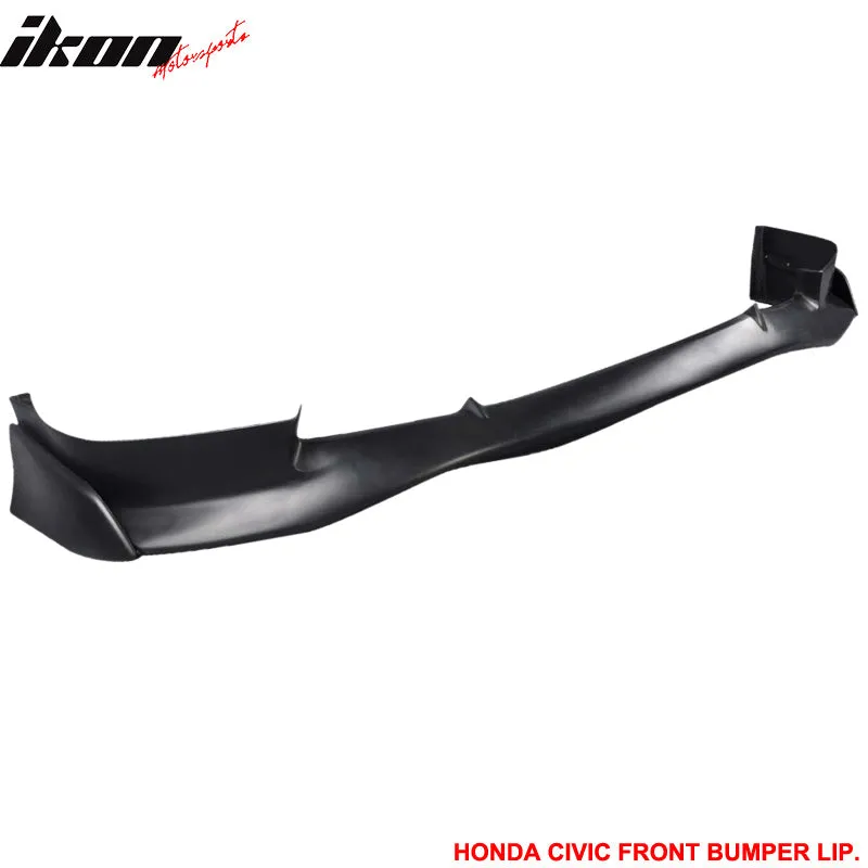 2006-2008 Honda Civic 4Dr Sedan Front Bumper Lip Mugen SI Style PU