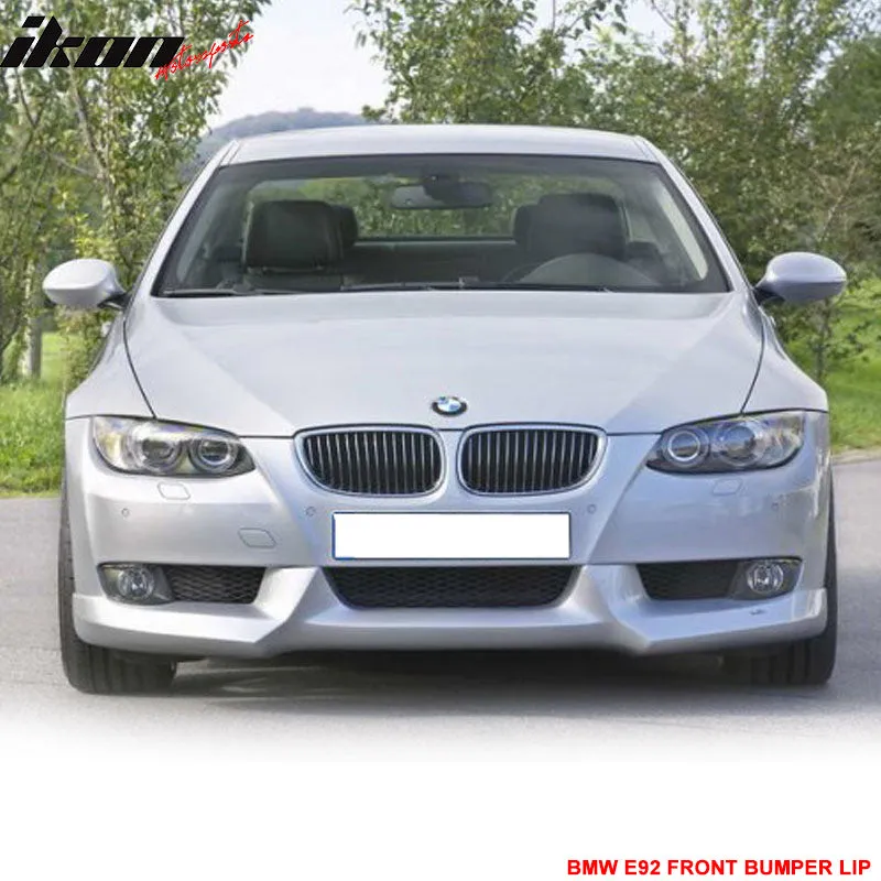 2007-2010 BMW E92 E93 3 Series Coupe Pre LCI Front Bumper Lip PU