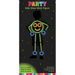 61pcs Glow Stick Figures Boy Suit