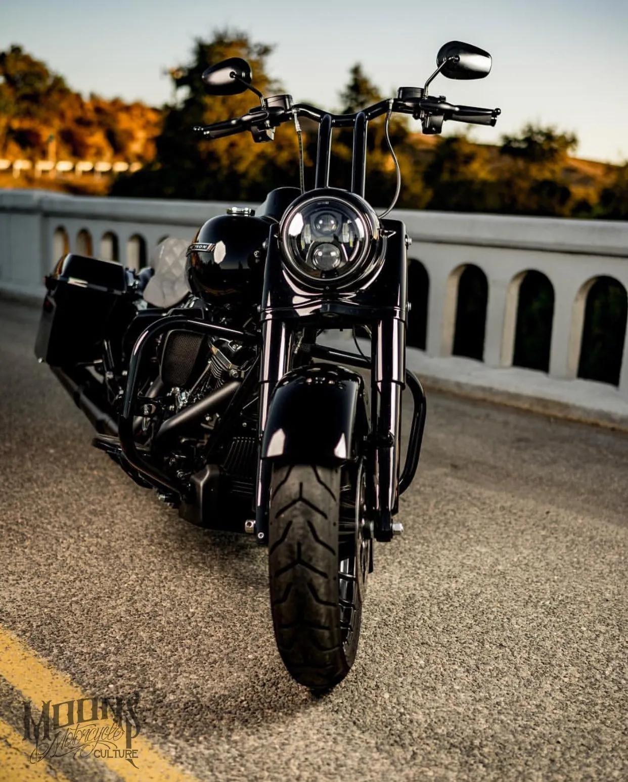 7" MOONSMC® Moonmaker LED Headlight For Harley