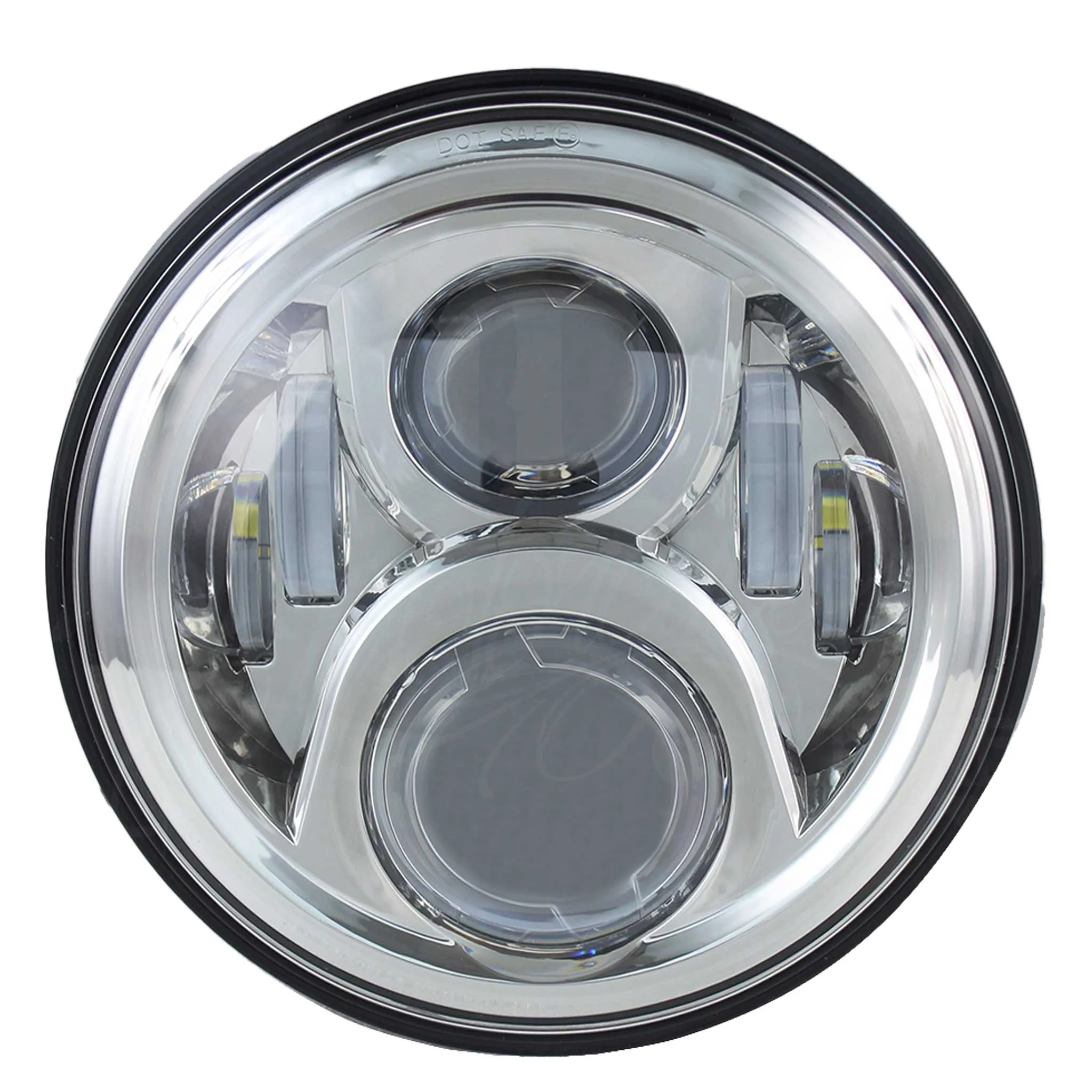 7" MOONSMC® Moonmaker LED Headlight For Harley