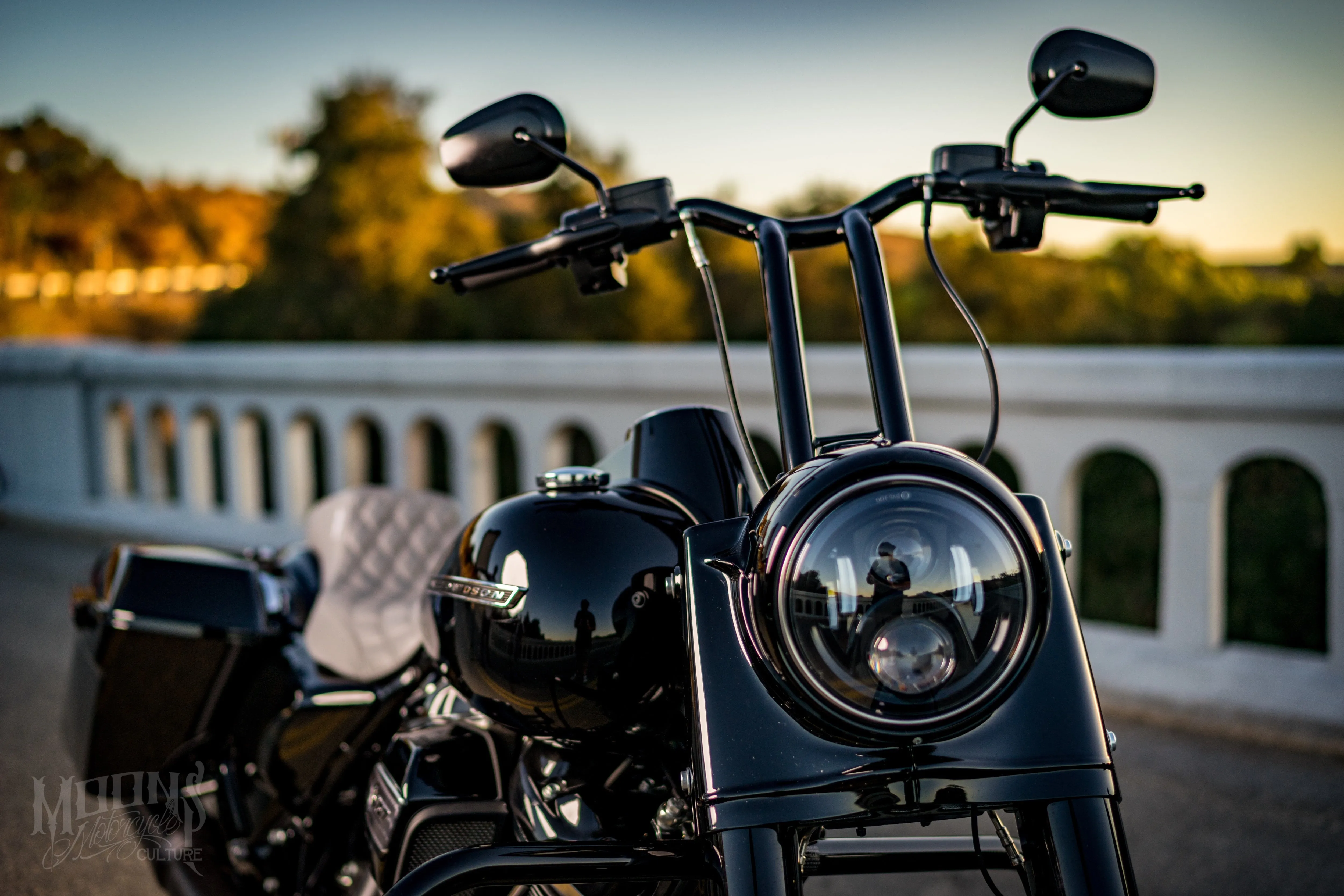 7" MOONSMC® Moonmaker LED Headlight For Harley