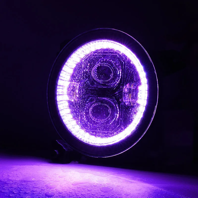 9'' RGBW LED Headlights for Jeep Wrangler JL and GLadiator JT