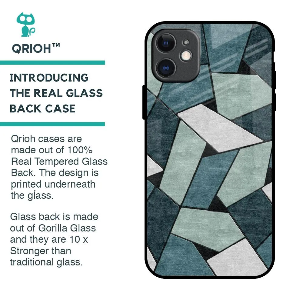 Abstact Tiles Glass Case for iPhone 11