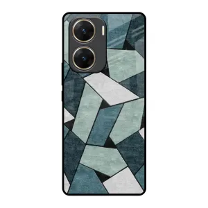 Abstact Tiles Glass Case for Vivo V29e 5G