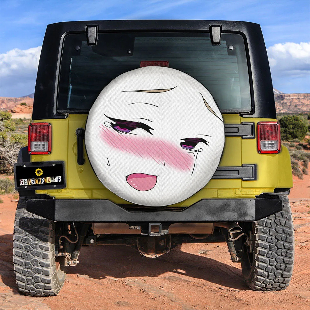 Ahegao Face Spare Tire Covers Custom Ahegao Style Car Accessories