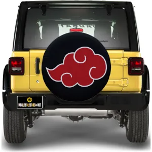 Akatsuki Cloud Spare Tire Covers Custom Anime Car Accessories