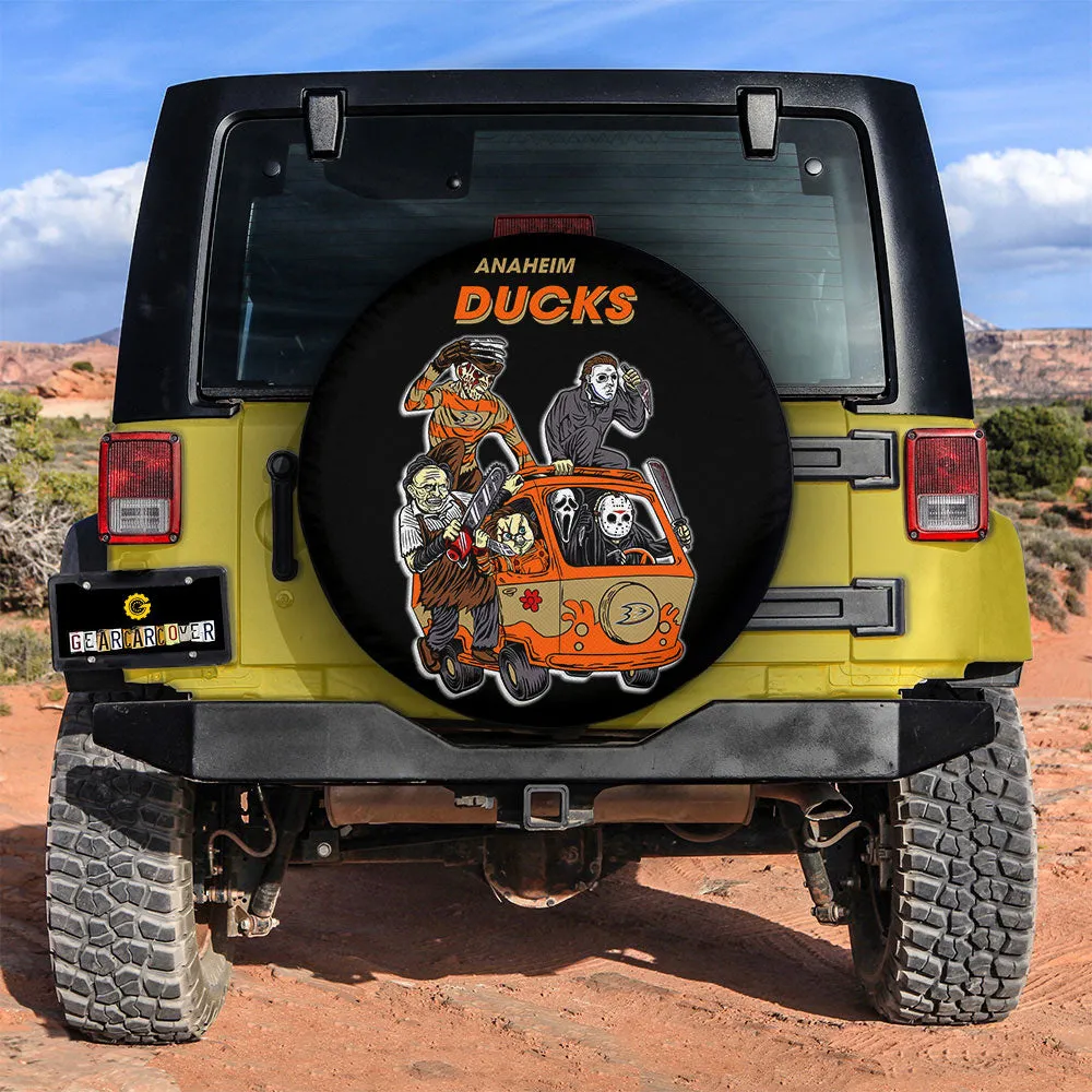 Anaheim Ducks Spare Tire Covers Horror Characters Car Accessories