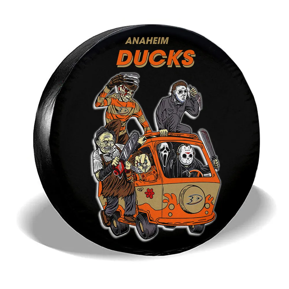 Anaheim Ducks Spare Tire Covers Horror Characters Car Accessories