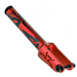 AO Graffiti Forged SCS Scooter Fork, Red