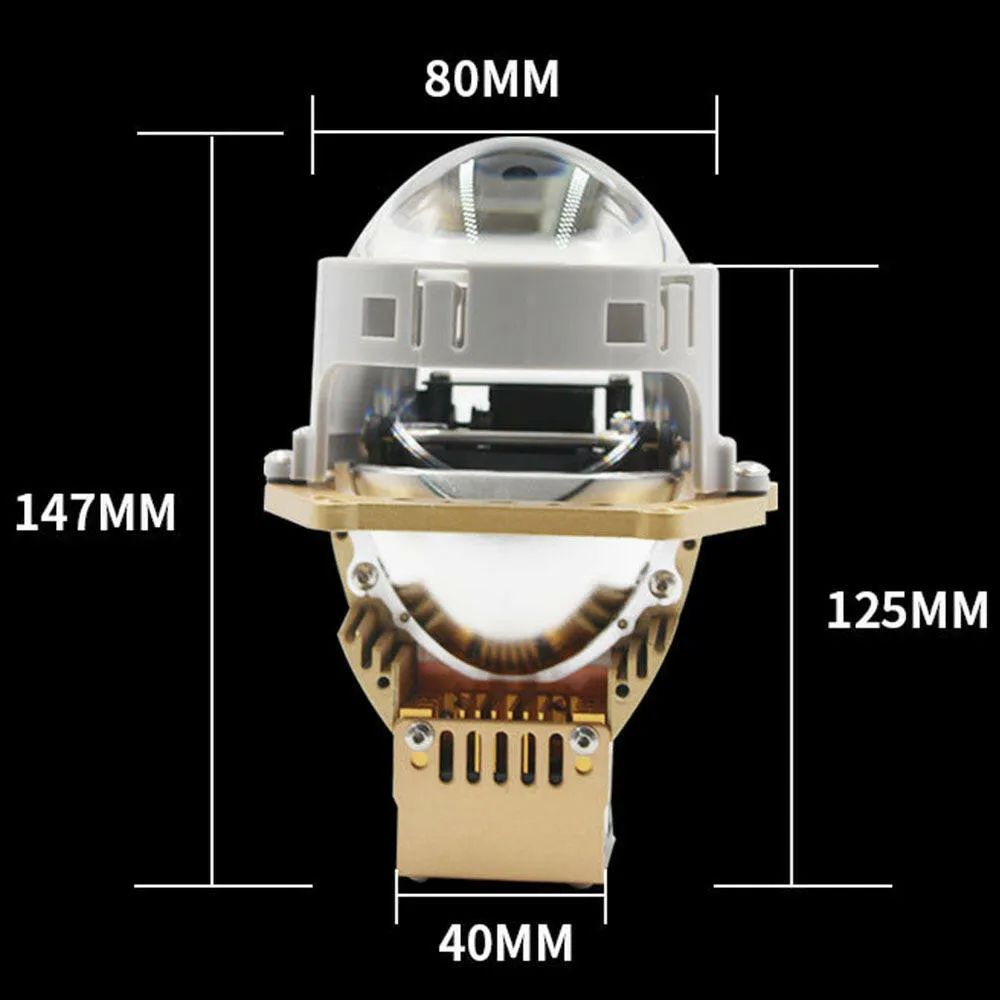 Bi-led Lens LED Projector Headlight Retrofit Kit