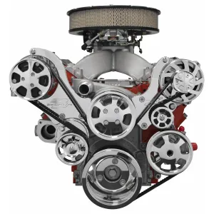 Billet Specialties Tru Trac Serpentine Systems with A/C 13460PA