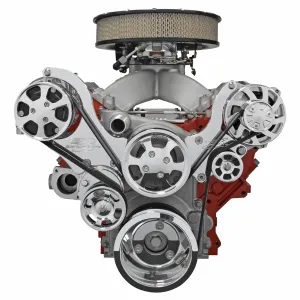 Billet Specialties Tru Trac Serpentine Systems with A/C 13470A