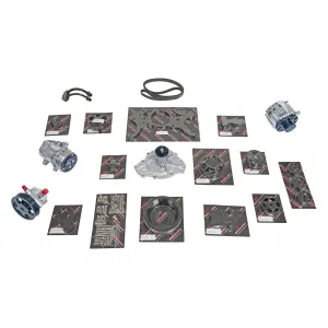 Billet Specialties Tru Trac Serpentine Systems with A/C BLK14900PA