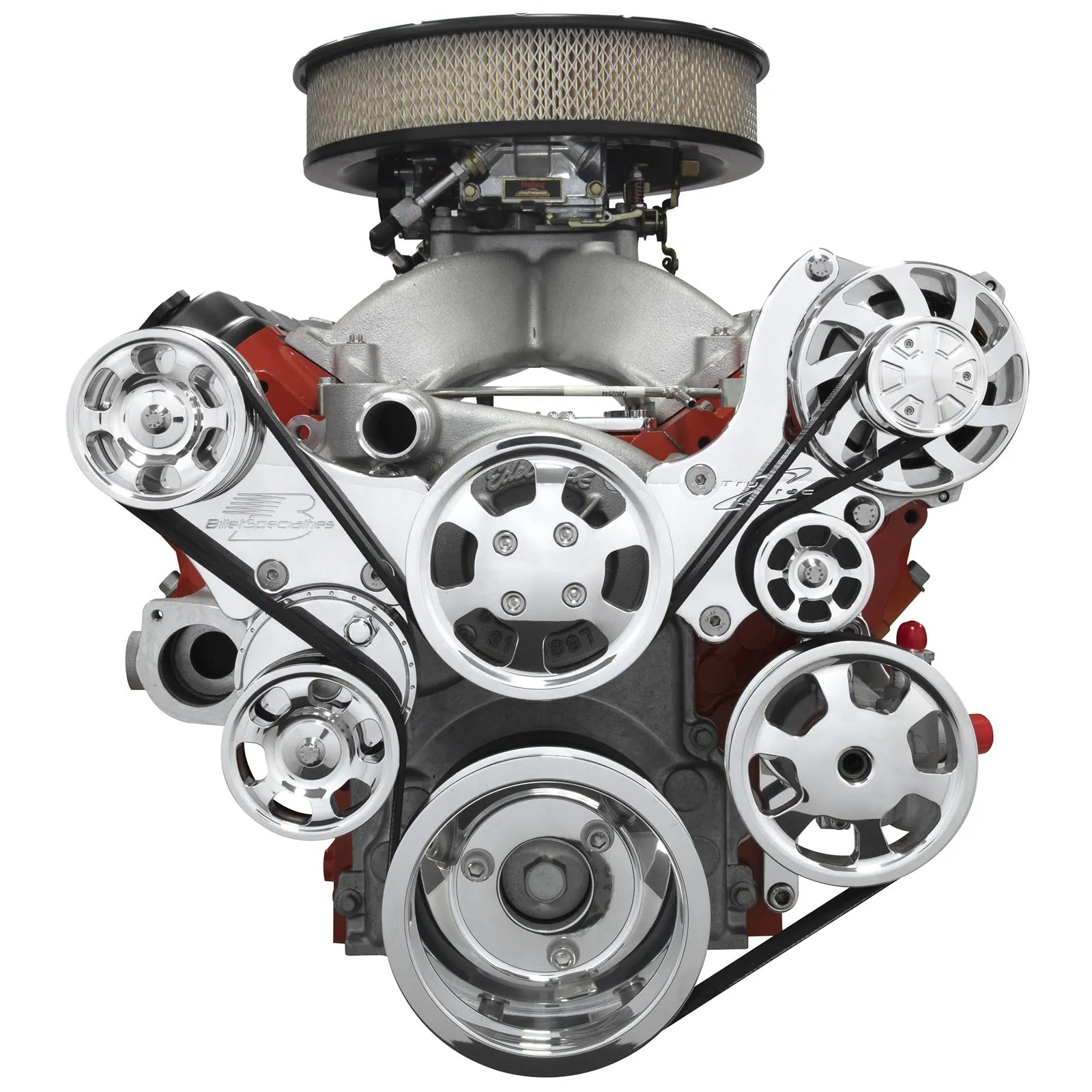 Billet Specialties Tru Trac Serpentine Systems without A/C 13455PA