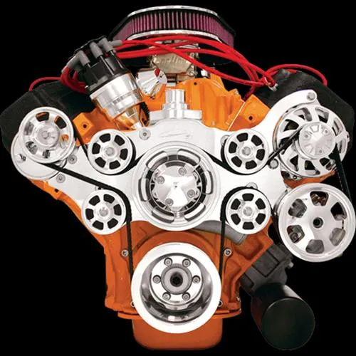 Billet Specialties Tru Trac Serpentine Systems without A/C 14805P