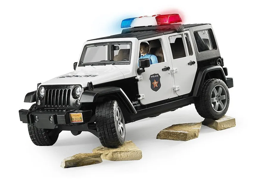 Bruder 2526 Jeep Wrangler Police Vehicle with Police & Accessories
