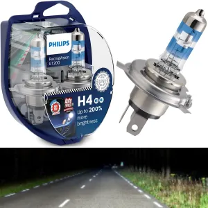 Caddy MK3 MK4 Philips Racing Vision GT200 H4 Bulbs
