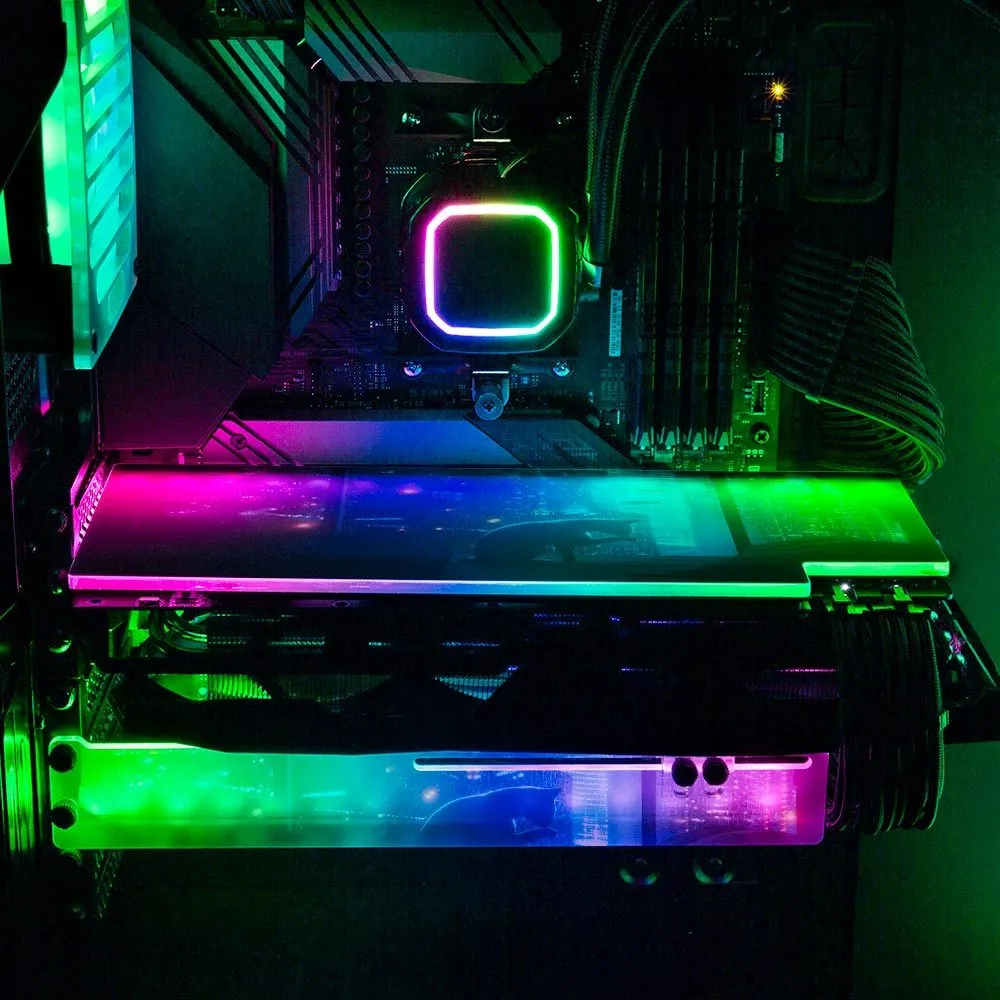 Cat On Bed RGB GPU Backplate