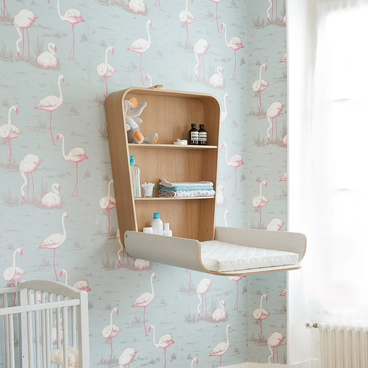Charlie Crane, White Cover for PUDI Changing Cushion