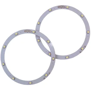 Cipa USA 93213 EVO NEON Eyes Headlight Ring; Round; 3.75 in.; Blue;