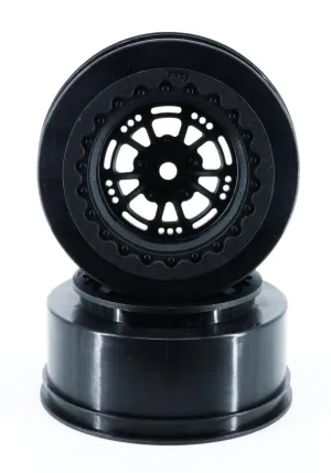 DragRace Concepts AXIS 2.2/3.0" Drag Racing Rear Wheels w/12mm Hex (Black) (2) 216