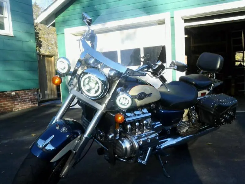 Eagle Lights 1997-2003 Honda Valkyrie Standard and Touring Models Round Projection LED Headlight