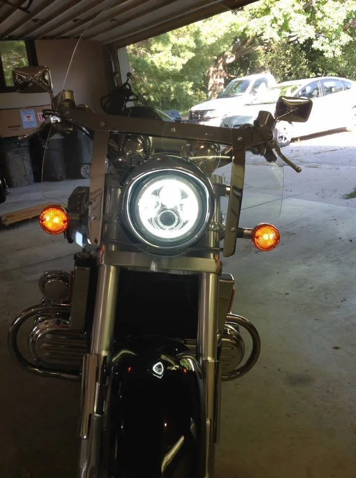 Eagle Lights 1997-2003 Honda Valkyrie Standard and Touring Models Round Projection LED Headlight