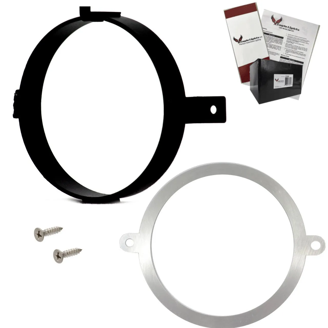 Eagle Lights Generation III LED Headlight For Honda VTX 1300 and 1800 - Includes VTX Bracket and Hardware