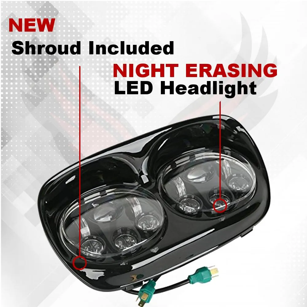 Eagle Lights Road Glide 1998 - 2013 LED Projection Headlight for Harley Davidson Road Glide