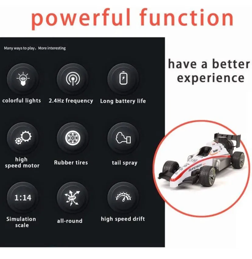 Formula 1 Remote Control Car for Kids
