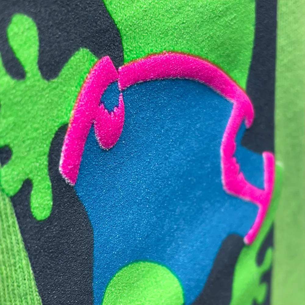 Gecko Surf Team 1989 Neon Green (Single Stitch)
