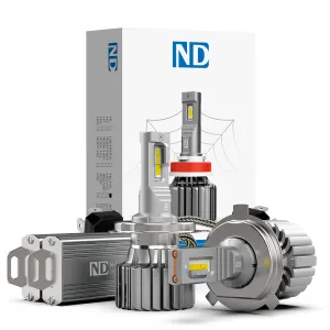 H4 LED Headlight Bulb 140W 16800LM 6500K White | NAOEVO ND Series