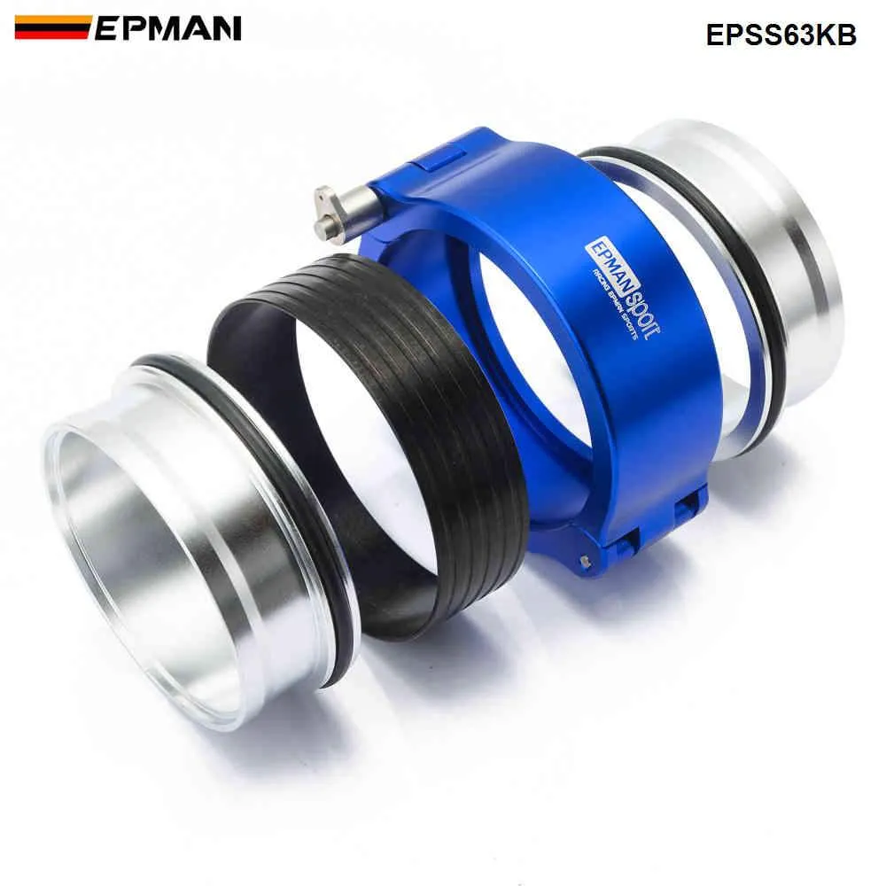 HD Clamp System Assembly Exhaust V-band Clamp Quick Release For 2.5 OD Exhaust / Intercooler Pip/Turbo EPSS63KB