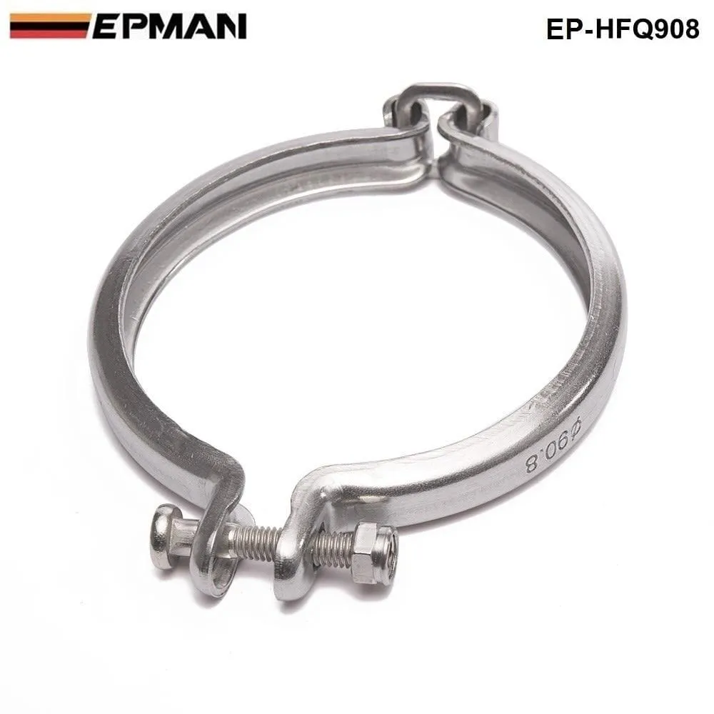 HD Clamp System Assembly Exhaust V-band Clamp Quick Release For 2.5 OD Exhaust / Intercooler Pip/Turbo EPSS63KB
