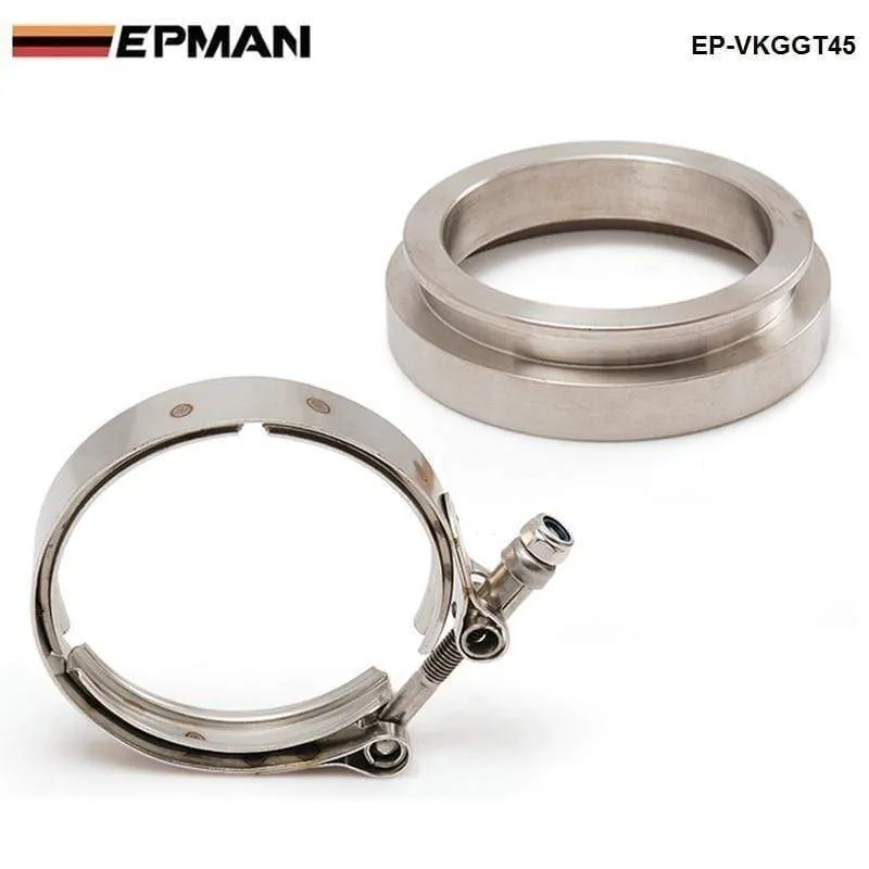 HD Clamp System Assembly Exhaust V-band Clamp Quick Release For 2.5 OD Exhaust / Intercooler Pip/Turbo EPSS63KB