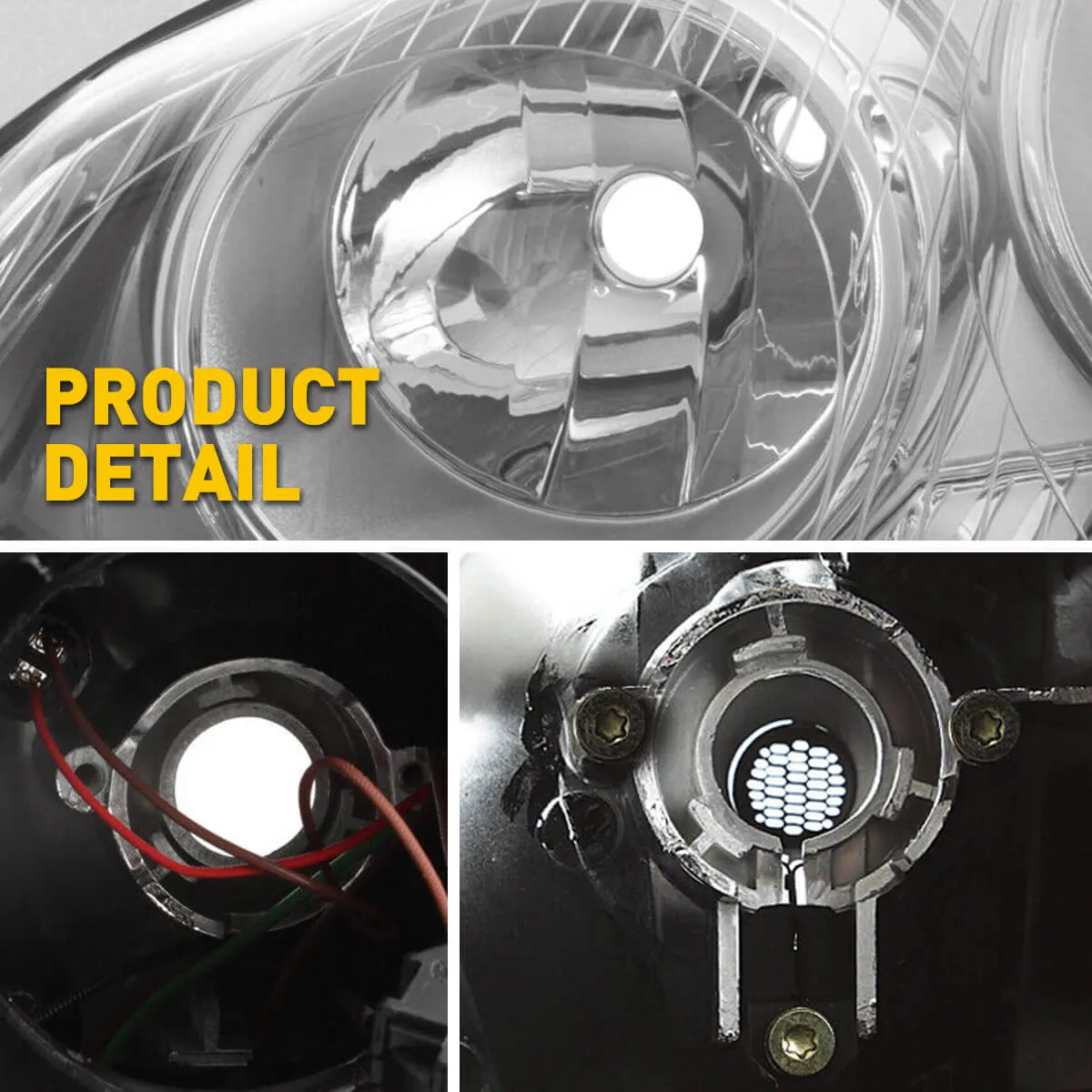 Headlight Assembly for 2005-2010 Volkswagen Jetta, 2006-2009 Volkswagen MK5/Rabbit, 2005 Jetta w/ Gen5, 2008 R32 Pair