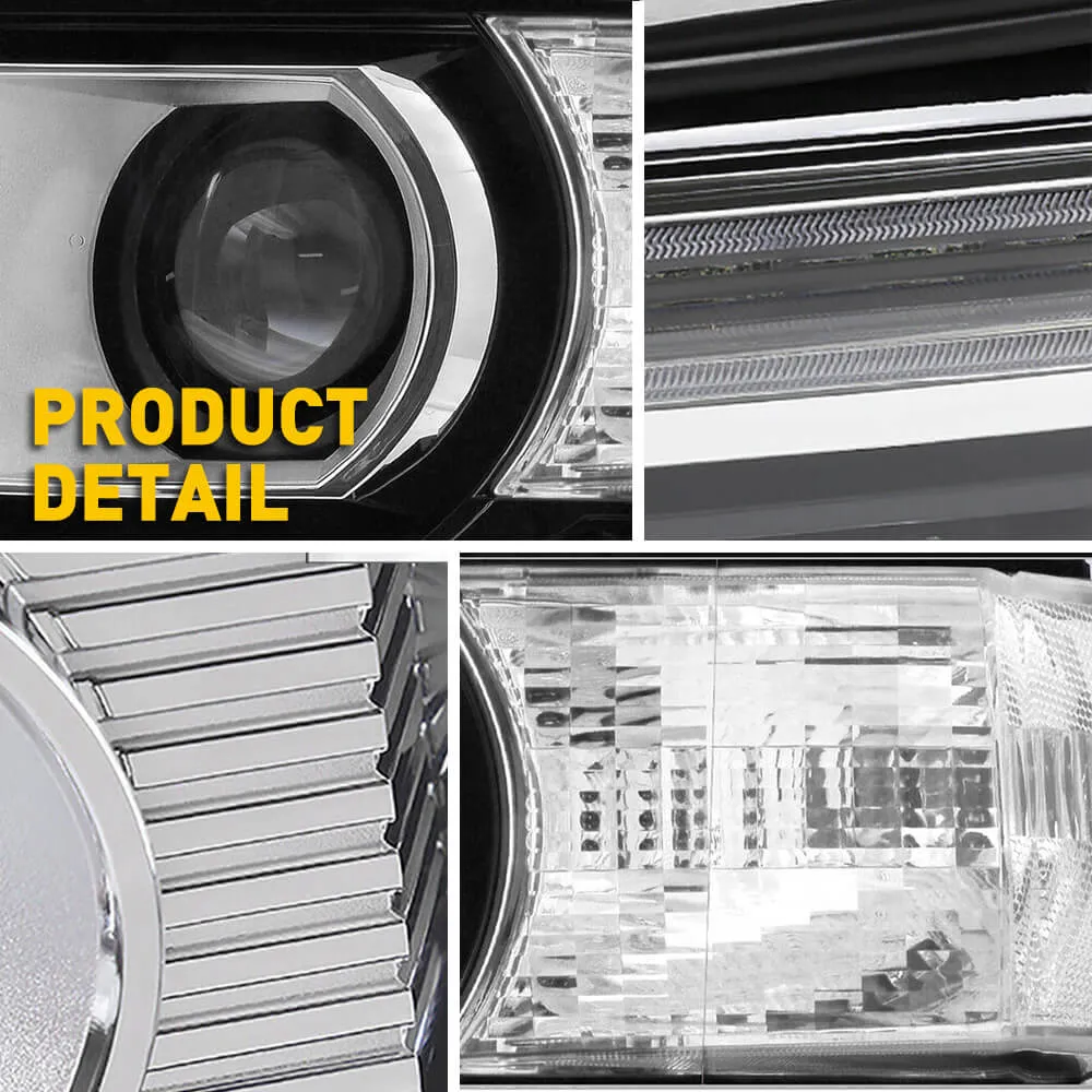 Headlight Assembly for 2014-2018 GMC Sierra 1500, 2015-2019 Sierra 2500HD/3500HD with Projector and DRL