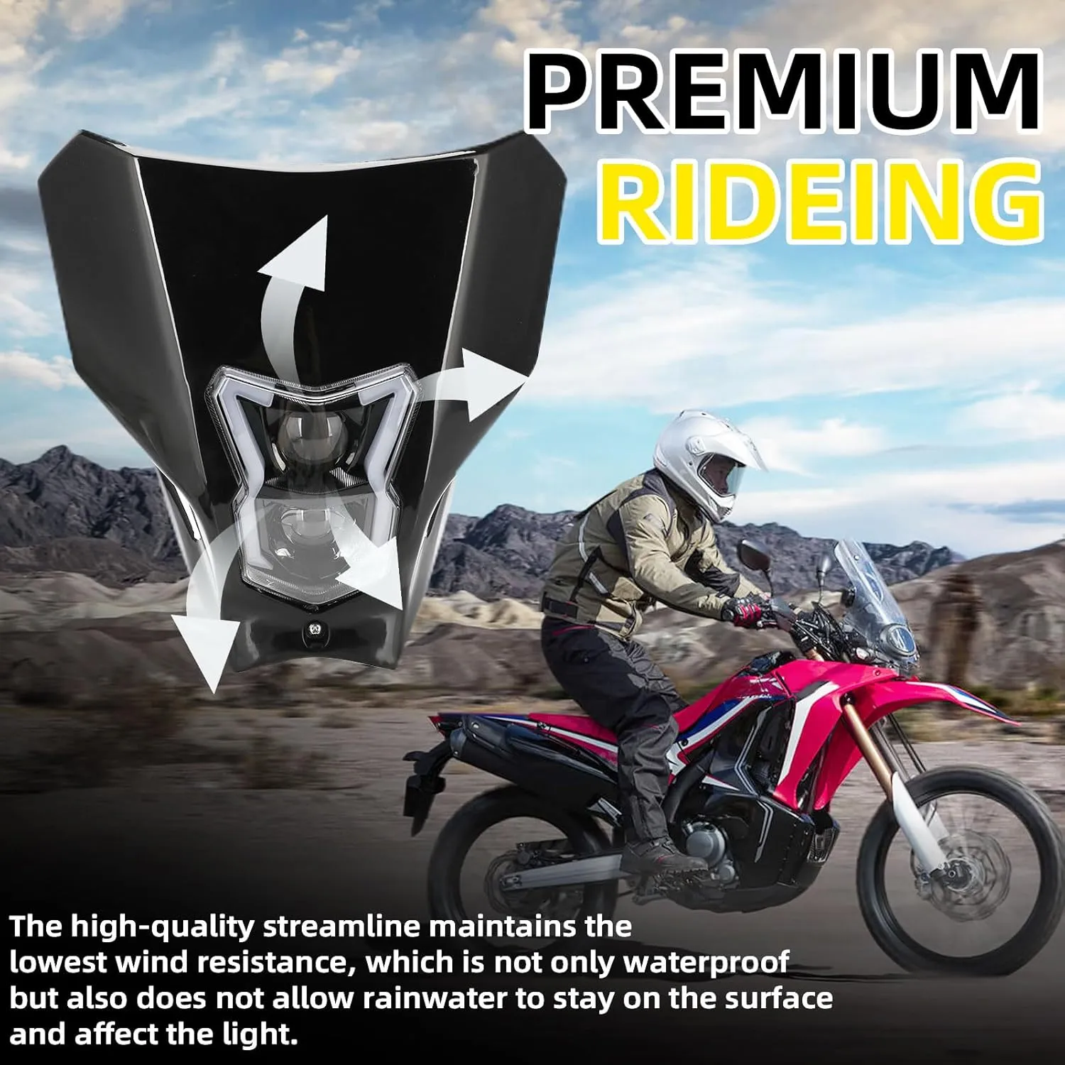 Headlight For HONDA CRF450RX CRF450L