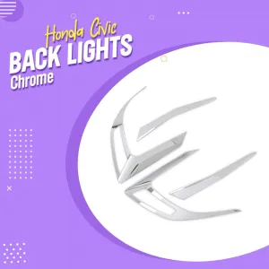 Honda Civic Back lights Chrome MA001034 1035 - Model 2016-2021