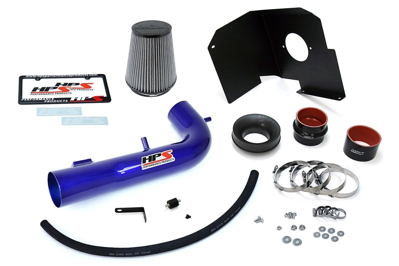 HPS Short Ram Air Intake 827-603BL Chevy Tahoe 2015-18 Blue