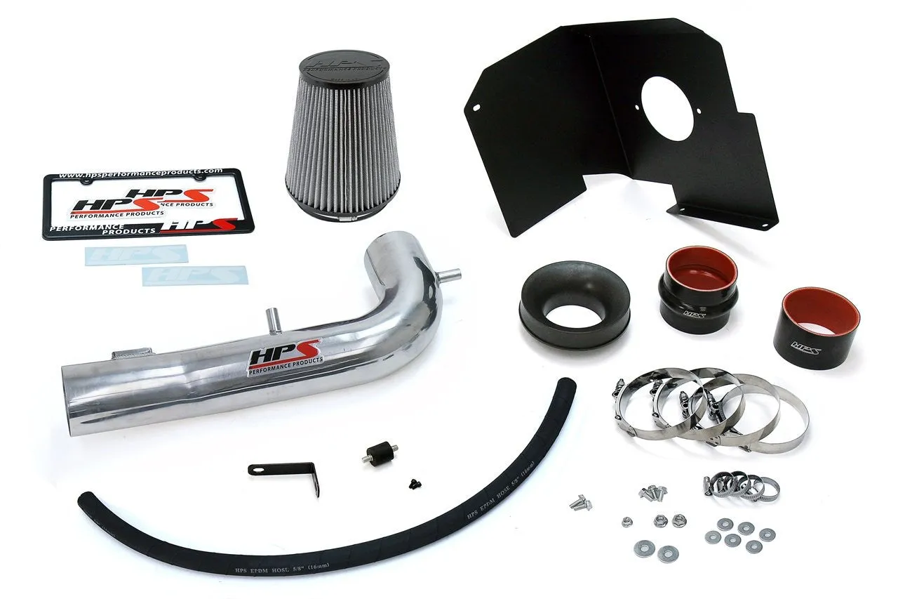HPS Short Ram Air Intake 827-603P Suburban 1500 2015-18 Polish