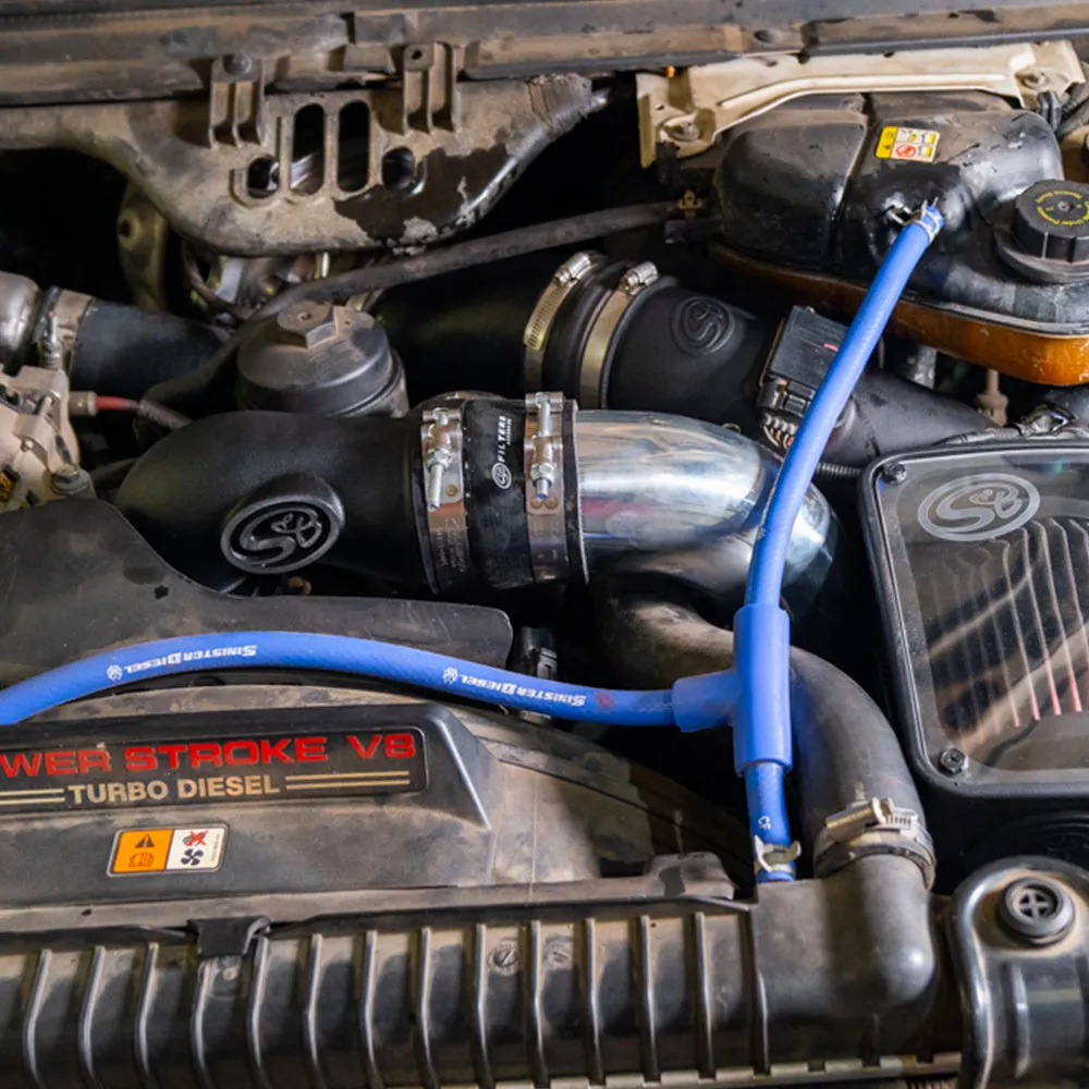 Intake Elbow with Cold Side Intercooler Piping & Boots for 2005-2007 Ford Powerstroke 6.0L