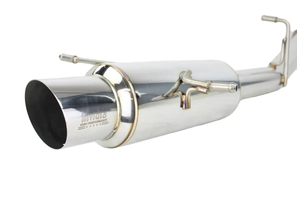Invidia N1 Exhaust Subaru WRX & STi (02-07) w/ Resonator - Polished or Blue Titanium Tip